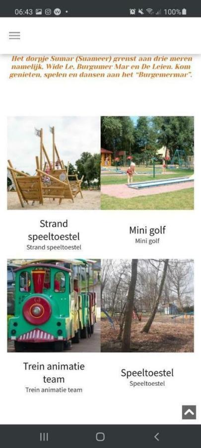 SuameerKajuit423 6Pers 5Sterren Vakantiepark Bergumermeer Aan Het Water In Friesland Met Zwembad别墅 外观 照片