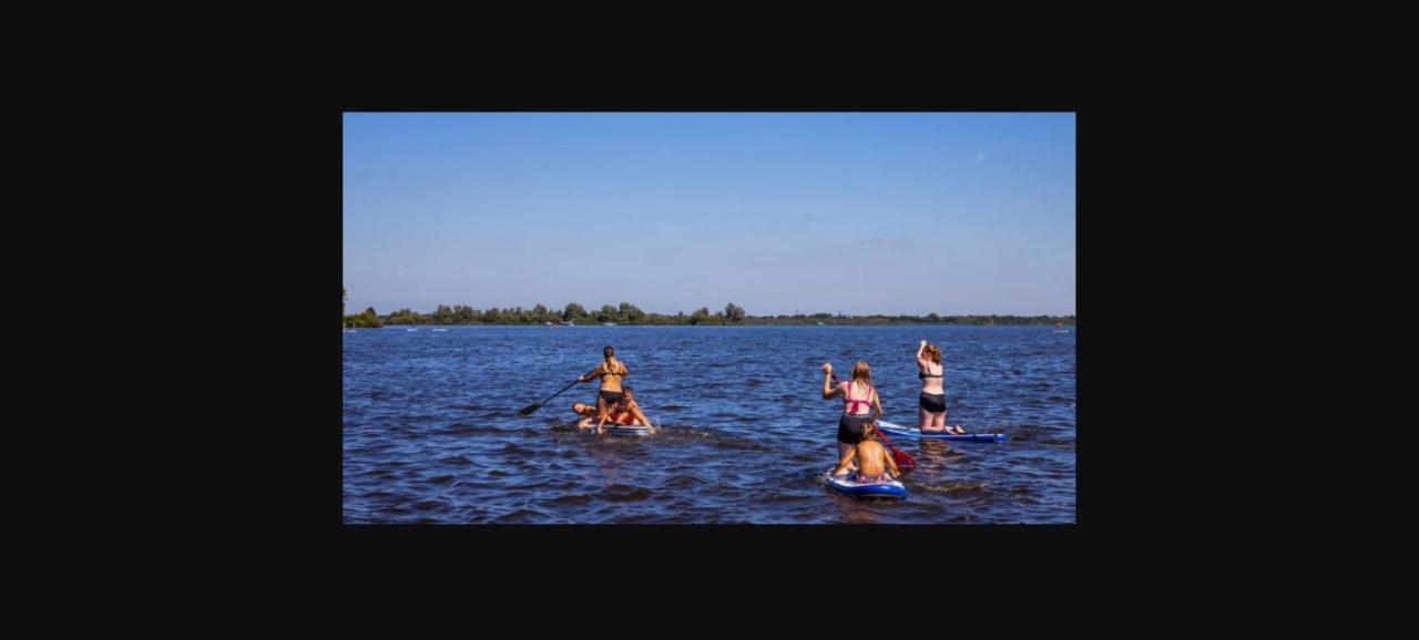 SuameerKajuit423 6Pers 5Sterren Vakantiepark Bergumermeer Aan Het Water In Friesland Met Zwembad别墅 外观 照片