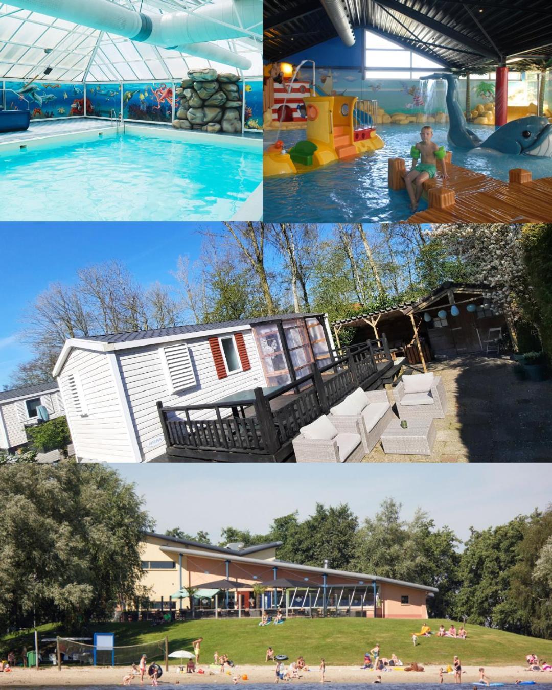 SuameerKajuit423 6Pers 5Sterren Vakantiepark Bergumermeer Aan Het Water In Friesland Met Zwembad别墅 外观 照片