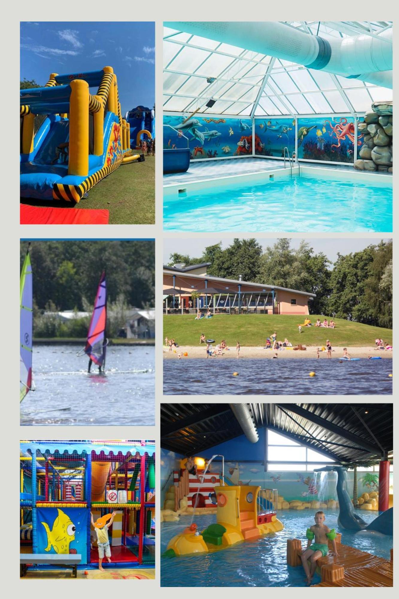 SuameerKajuit423 6Pers 5Sterren Vakantiepark Bergumermeer Aan Het Water In Friesland Met Zwembad别墅 外观 照片